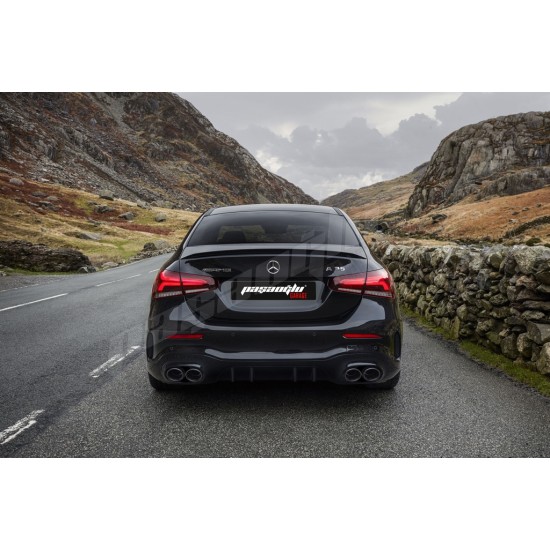 Mercedes Benz - W177 Yeni A Serisi A45 AMG Sedan 4D Difüzör Egzoz Uçları