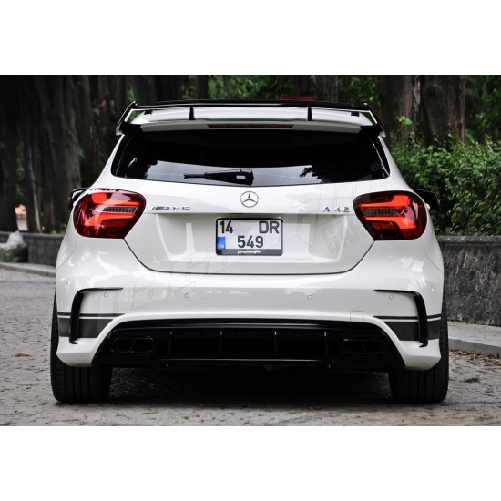 Mercedes Benz - W176 A45 AMG Arka Tampon Kaşı - Plastik