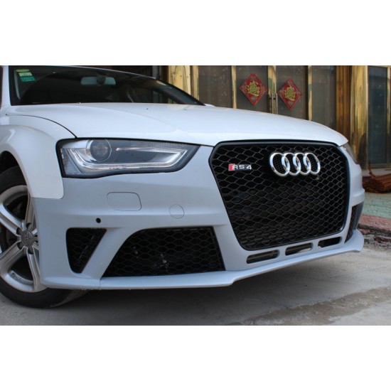 Audi - A4 B8 Makyajlı Uyumlu RS4 Ön Tampon - Panjur 2012 2015