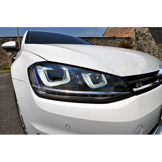 Volkswagen GOLF 7 Çift U Led Kayar Led Sinyalli Far Takımı