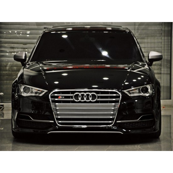 Audi - A3 8V Sedan/Cabrio Uyumlu S3 Ön Tampon - Panjur 2013-2016 -  AD8V13160018