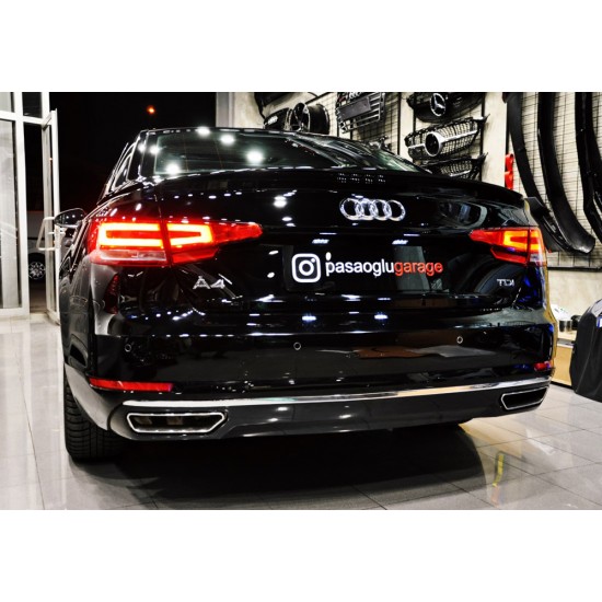 Audi - A4 B9 W12 Difüzör Egzoz Ucu 2015 2019