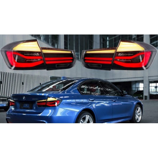 BMW - F30 3 Serisi LCI Black Line Ledli Stop 2012-2019