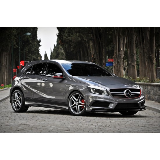 Mercedes Benz - W176 A45 AMG 7 Parça Tampon Lip Seti