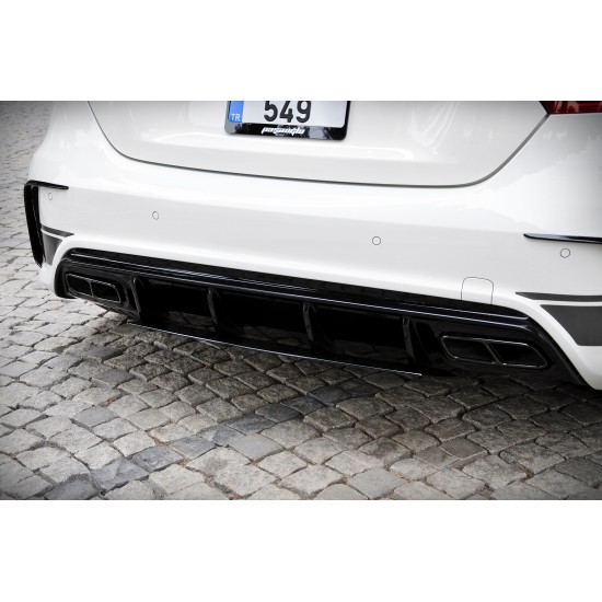 Mercedes Benz - W176 A45 AMG Difüzör Egzoz Ucu - makyajlı