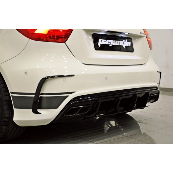 Mercedes Benz - W176 A45 AMG Difüzör Egzoz Ucu - makyajlı