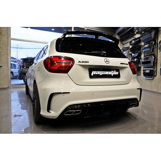 Mercedes Benz - W176 A45 AMG Difüzör Egzoz Ucu - makyajlı
