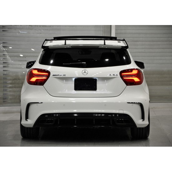 Mercedes Benz - W176 A45 AMG Büyük Model Spoiler - Plastik 13 - 18