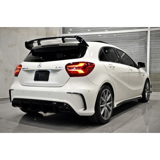 Mercedes Benz - W176 A45 AMG Büyük Model Spoiler - Plastik 13 - 18