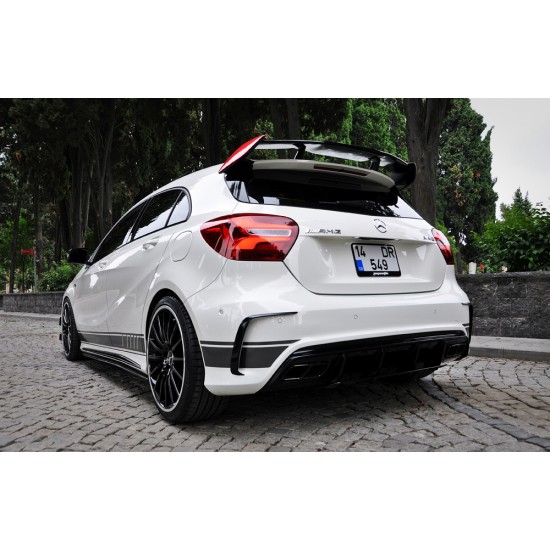 Mercedes Benz - W176 A45 AMG Büyük Model Spoiler - Plastik 13 - 18