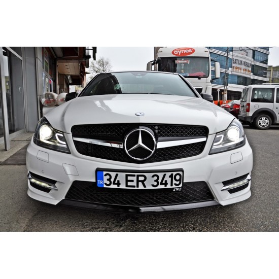 Mercedes Benz - W204 C Serisi C63 AMG Panjur Black 2007-2014