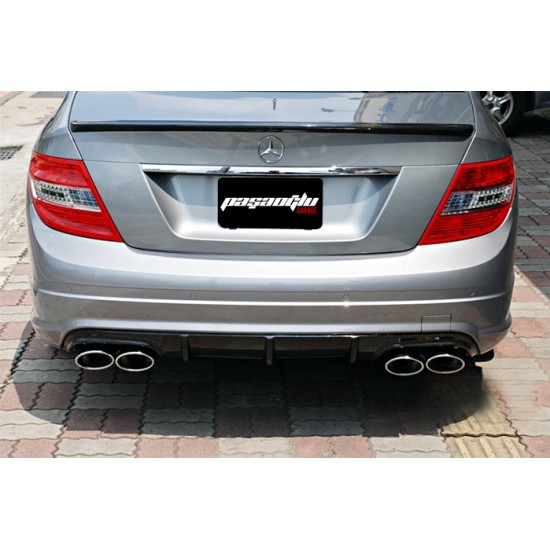 Mercedes Benz - W204 C Sedan C63 AMG Difüzör 2007-2011