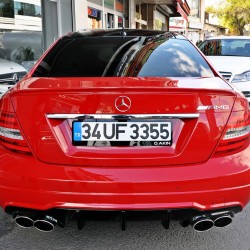 Mercedes Benz - W204 C Sedan C63 AMG Coupe Difüzör 2011-2014