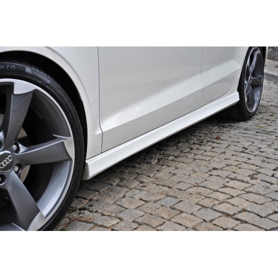Audi - A3 8V Sedan S3 S line Marşpiyel (Fiber) 2013 2020