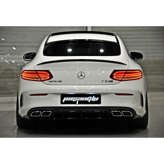 Mercedes Benz - W205 C Serisi C63S Bagaj Logosu Krom