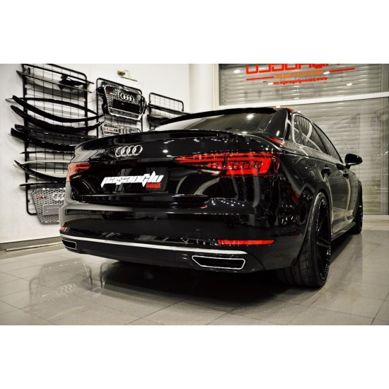 Audi - A4 B9 W12 Difüzör Egzoz Ucu 2015 2019