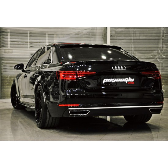 Audi - A4 B9 W12 Difüzör Egzoz Ucu 2015 2019