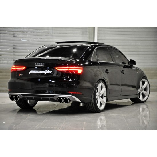 Audi - A3 8V Sedan Cabrio Uyumlu S3 Difüzör Makyajlı 16 - 20