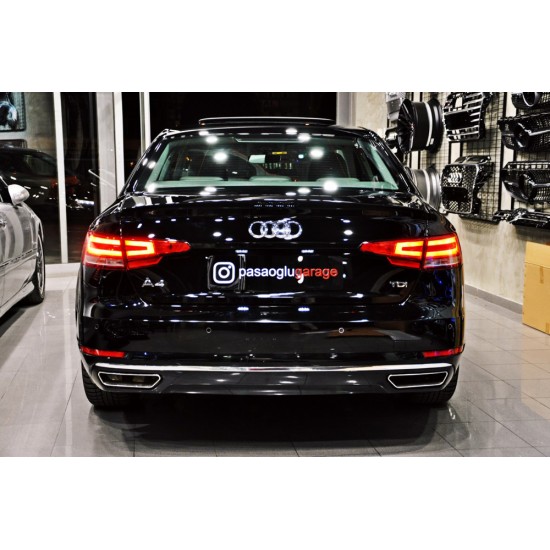 Audi - A4 B9 W12 Difüzör Egzoz Ucu 2015 2019