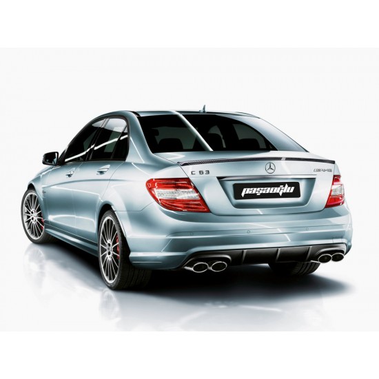 Mercedes Benz - W204 C Sedan C63 AMG Difüzör 2007-2011