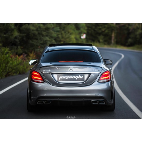 Mercedes Benz - W205 C Serisi C63S Bagaj Logosu Krom