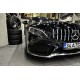 Mercedes Benz W205 C Serisi Krom Ön Tampon Sis Kaplama Kaşları 2015-2018