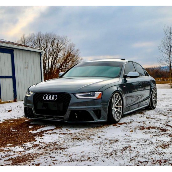 Audi - A4 B8 Makyajlı Uyumlu RS4 Ön Tampon - Panjur 2012 2015