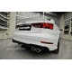 Audi - A3 8V Sedan S Line Tampon Uyumlu S3 Difüzör 2016-2020