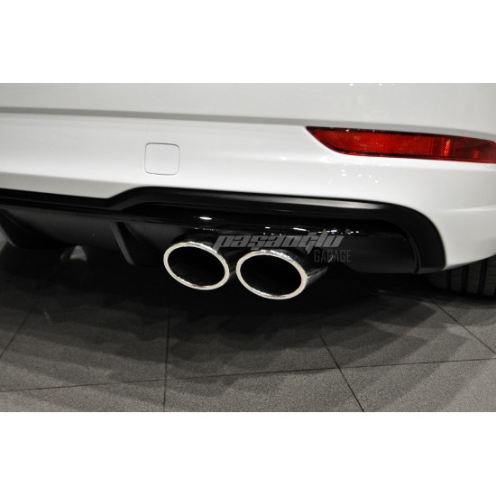 Audi - A3 8V Sedan S Line Tampon Uyumlu S3 Difüzör 2016-2020