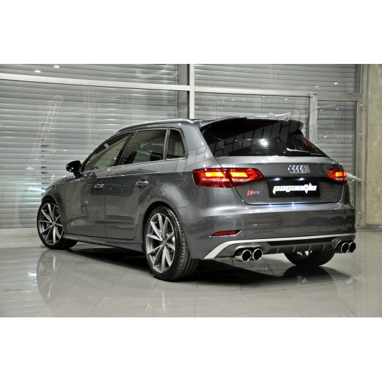 Audi - A3 8V Sportback Uyumlu S3 RS3 Spoiler 2013 2020