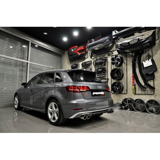 Audi - A3 Sportback 8V S3 S line Marşpiyel (Fiber) 2013 2020