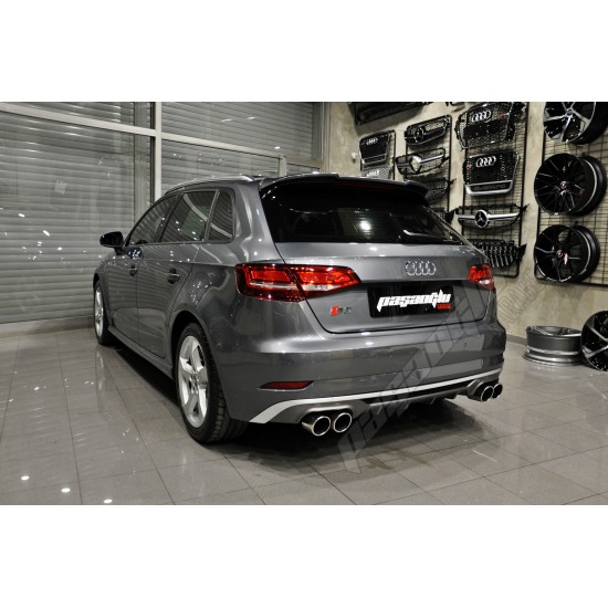 Audi - A3 8V Sportback Uyumlu S3 RS3 Spoiler 2013 2020