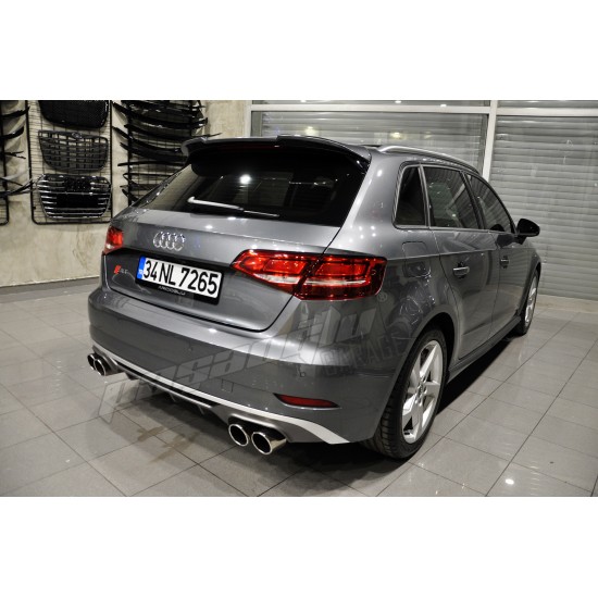 Audi - A3 8V Sportback Uyumlu S3 RS3 Spoiler 2013 2020