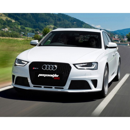 Audi - A4 B8 Makyajlı Uyumlu RS4 Ön Tampon - Panjur 2012 2015