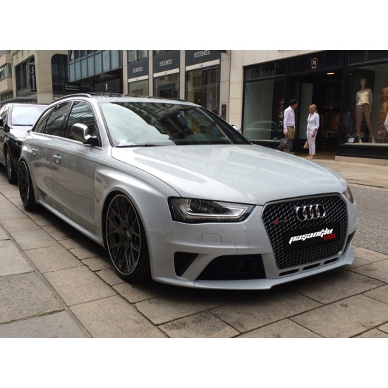 Audi - A4 B8 Makyajlı Uyumlu RS4 Ön Tampon - Panjur 2012 2015