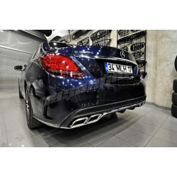Mercedes Benz - W205 C Serisi C63 AMG Arka Tampon - Difüzör Egzoz Uçları