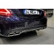 Mercedes Benz - W205 C Serisi C63 AMG Arka Tampon - Difüzör Egzoz Uçları