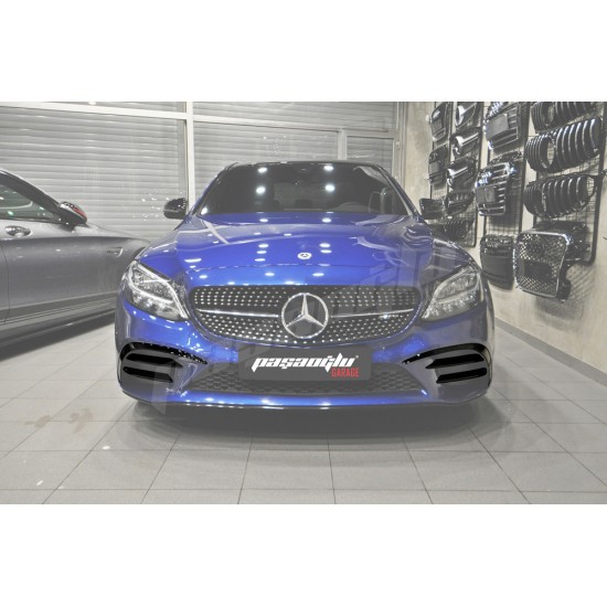 Mercedes Benz - W205 C Serisi 6 Parça Ön Tampon Kaşları 2019 - 2021