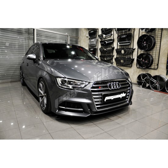 Audi - A3 8V S3 Ön Tampon - Panjur 2016-2020 -Sportback