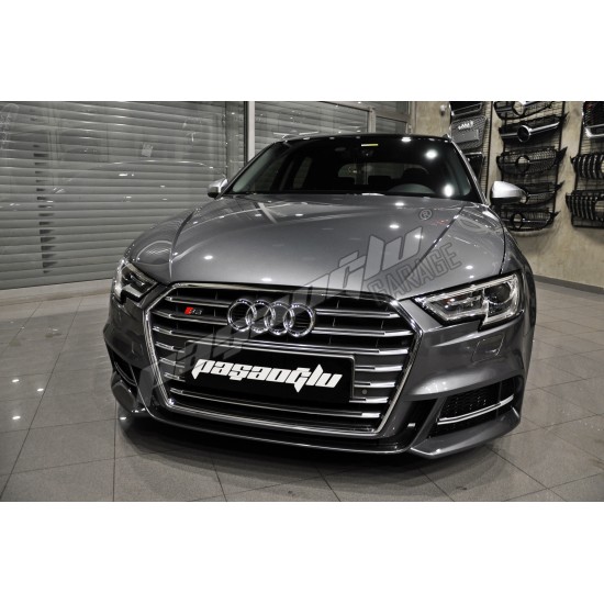 Audi - A3 8V S3 Ön Tampon - Panjur 2016-2020 -Sportback